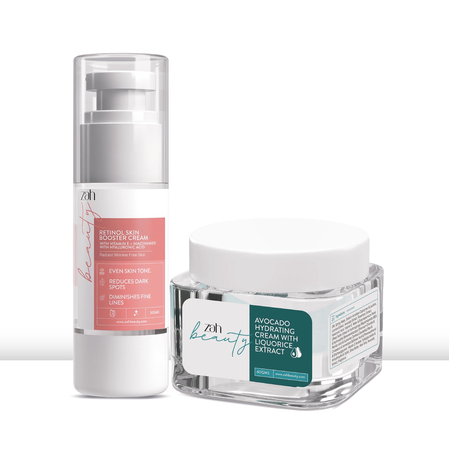 ZAH BEAUTY Youth Renewal Retinol & Avocado Cream – Anti-Aging Night Cream with Retinol, Peptides, Hyaluronic Acid, Niacinamide, Vitamin C, Shea Butter & Aloe – 50ml