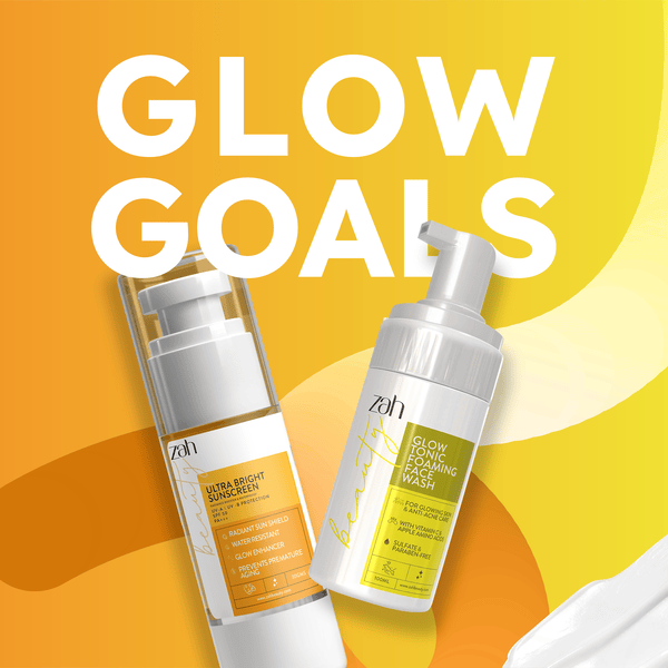 Glow Goals Duo Ultra Bright Sunscreen + Glow Tonic Facewash