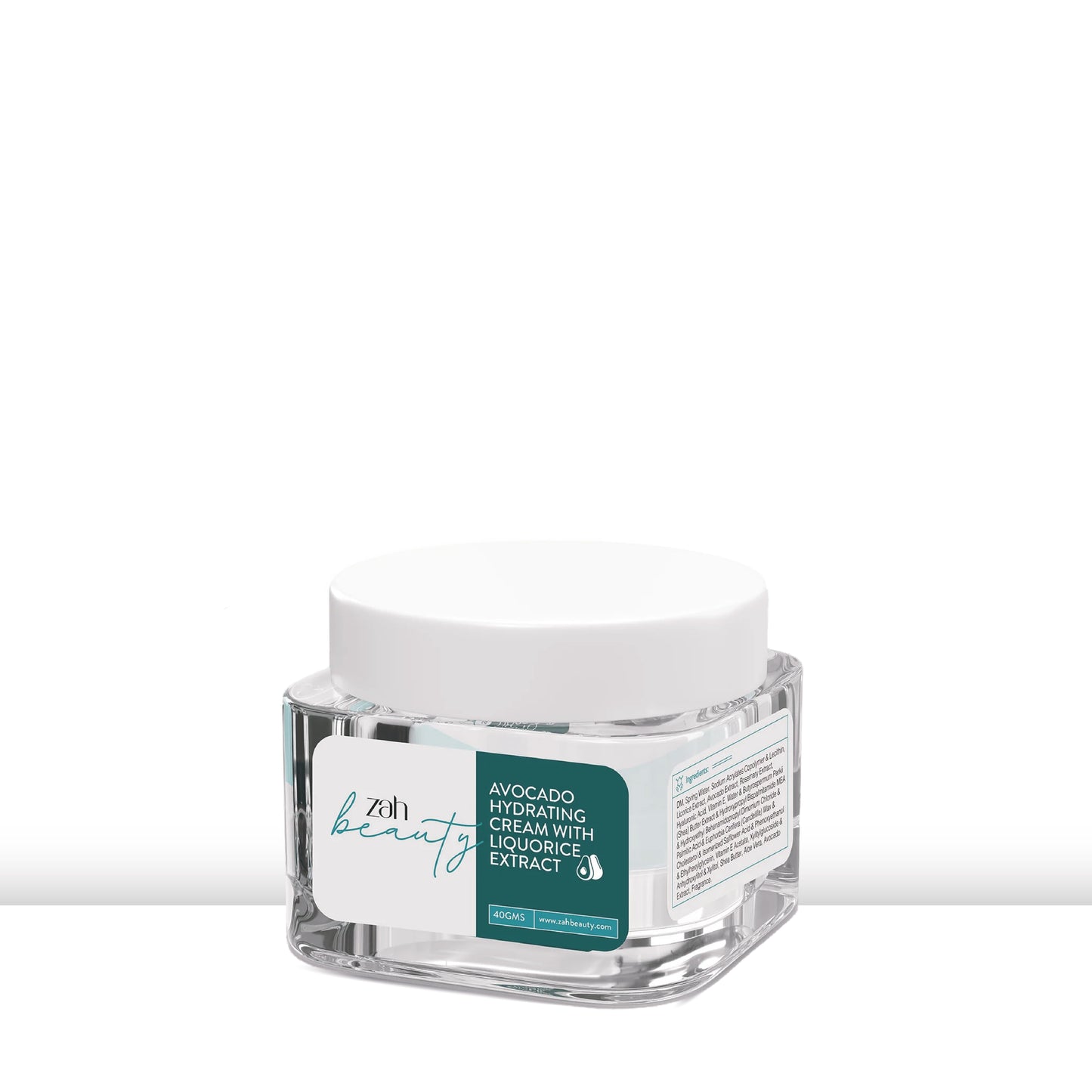 Avocado Hydrating Cream | With Avocado Extract, Licorice, Hyaluronic Acid & Niacinamide | Deep Moisture + Brightening + Skin Barrier Care
