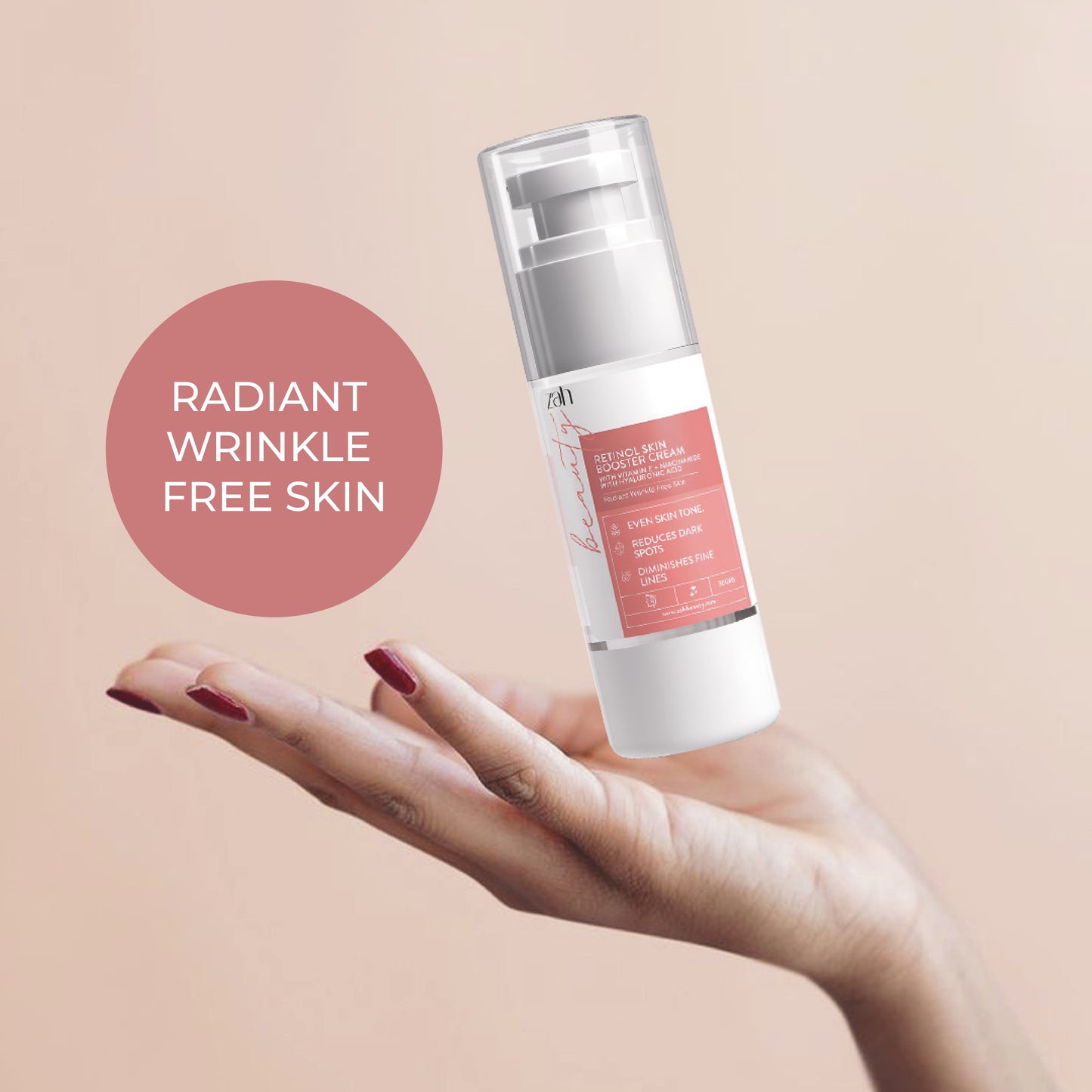 Retinol Skin Booster Cream | With Retinol 0.3%, Niacinamide, Vitamin E & Hyaluronic Acid | Anti-Aging, Dark Spot & Wrinkle Repair