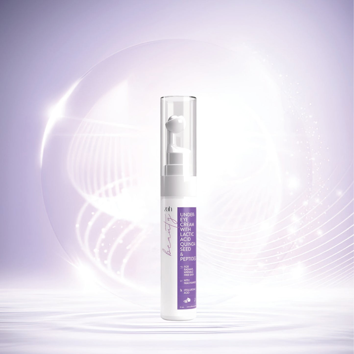Under Eye Gel | With Lactic Acid, Peptides, Quinoa Seed & Shea Butter | Reduces Dark Circles, Puffiness & Fine Lines