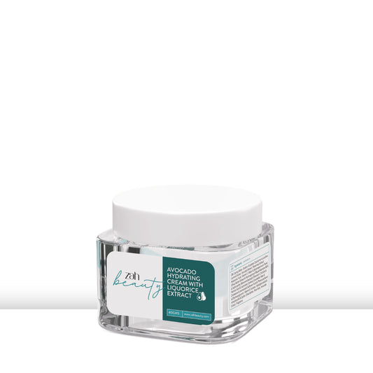 Avocado Hydrating Cream | With Avocado Extract, Licorice, Hyaluronic Acid & Niacinamide | Deep Moisture + Brightening + Skin Barrier Care