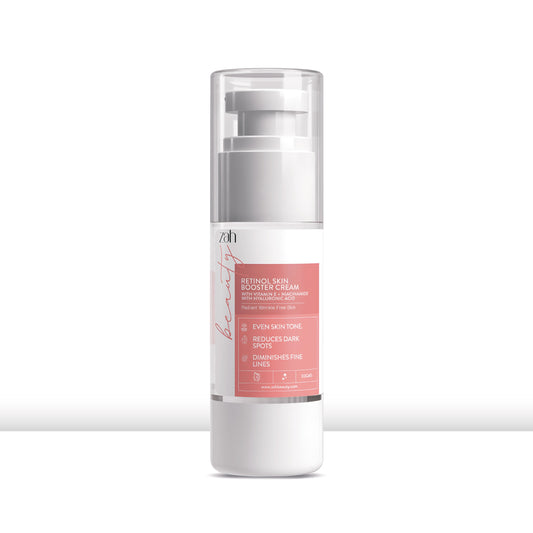 Retinol Skin Booster Cream | With Retinol 0.3%, Niacinamide, Vitamin E & Hyaluronic Acid | Anti-Aging, Dark Spot & Wrinkle Repair